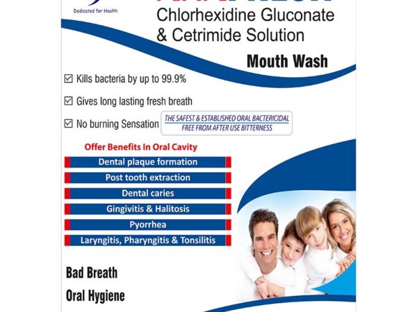 ANAFRESH Chlorhexidine Gluconate & Cetrimide Mouthwash