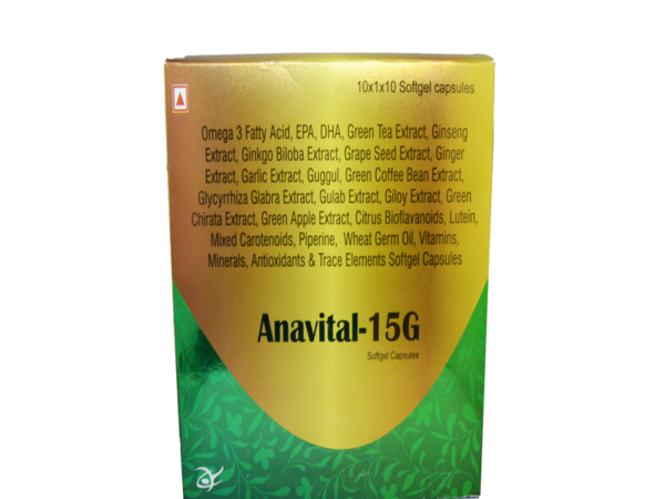 Anavital 15G Soft Gel Capsules