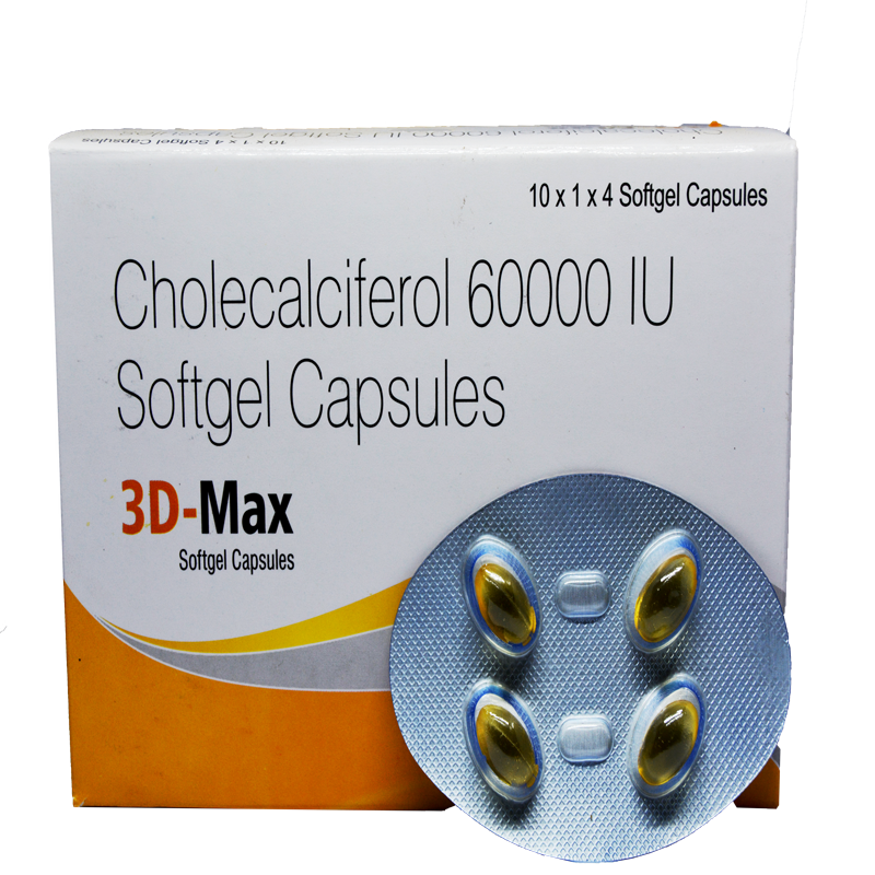 3D Max- Cholecalciferol I.P 60000 IU - Image 2