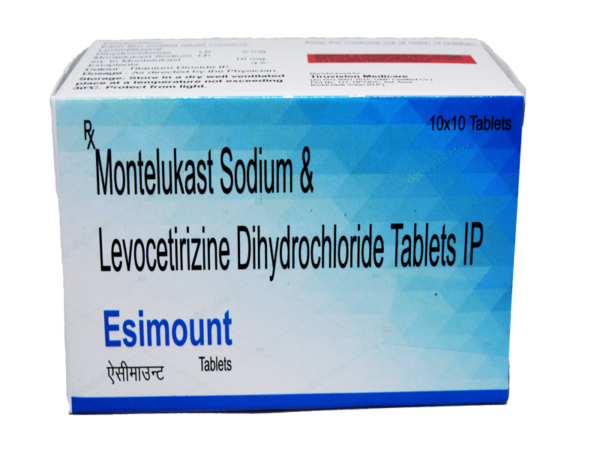 ESIMOUNT Tablets (Montelukast 4 mg and Levocetirizine 2.5 mg)