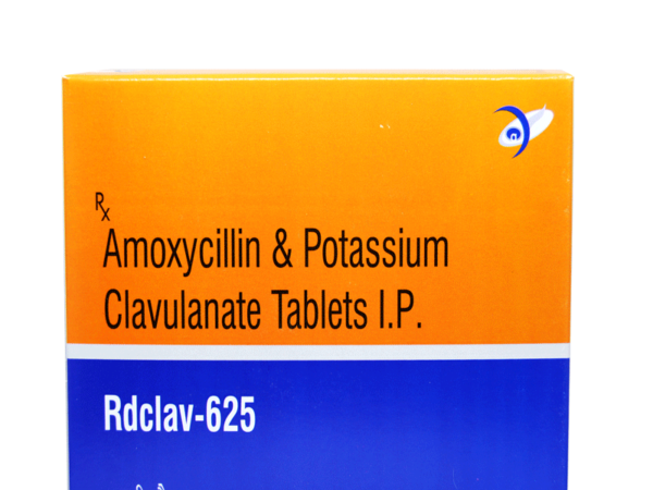 RDCLAV-625Tablets (Amoxicillin 500 mg & Potassium Clavulanate 125 mg)