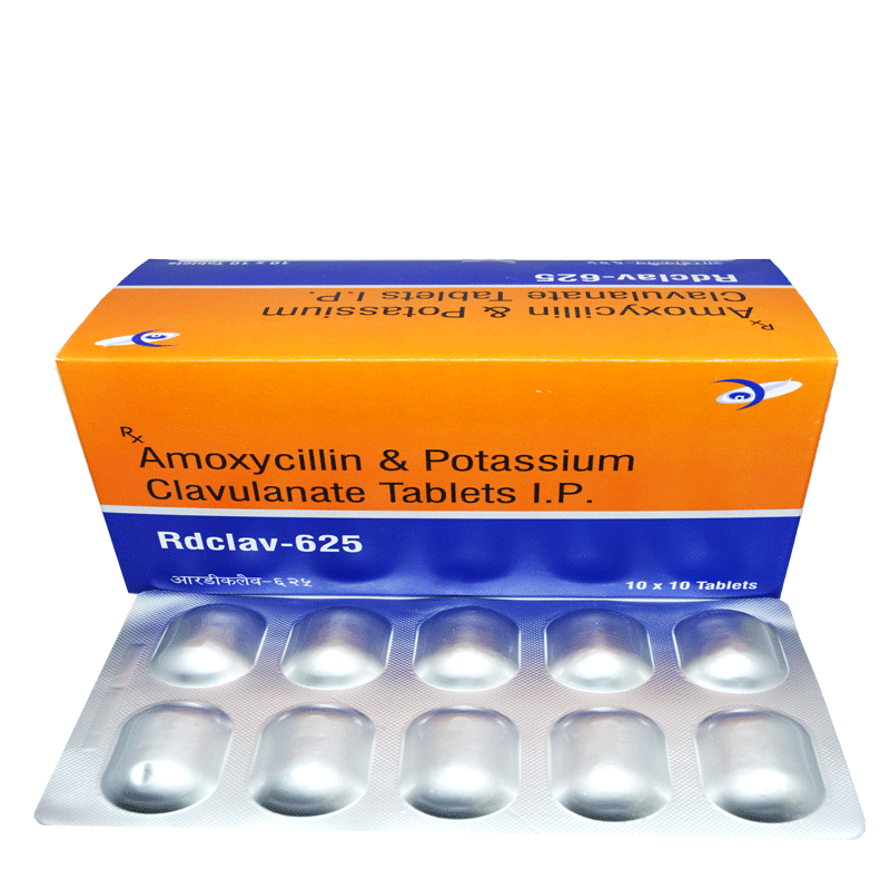 RDCLAV-625Tablets (Amoxicillin 500 mg & Potassium Clavulanate 125 mg) - Image 2
