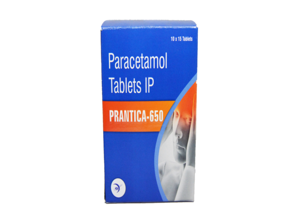 Prantica-500/600(Paracetamol IP 500 mg or 650 mg)