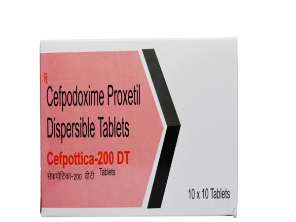 Cefpottica-200 DT Cefpodoxime Proxetil 200mg
